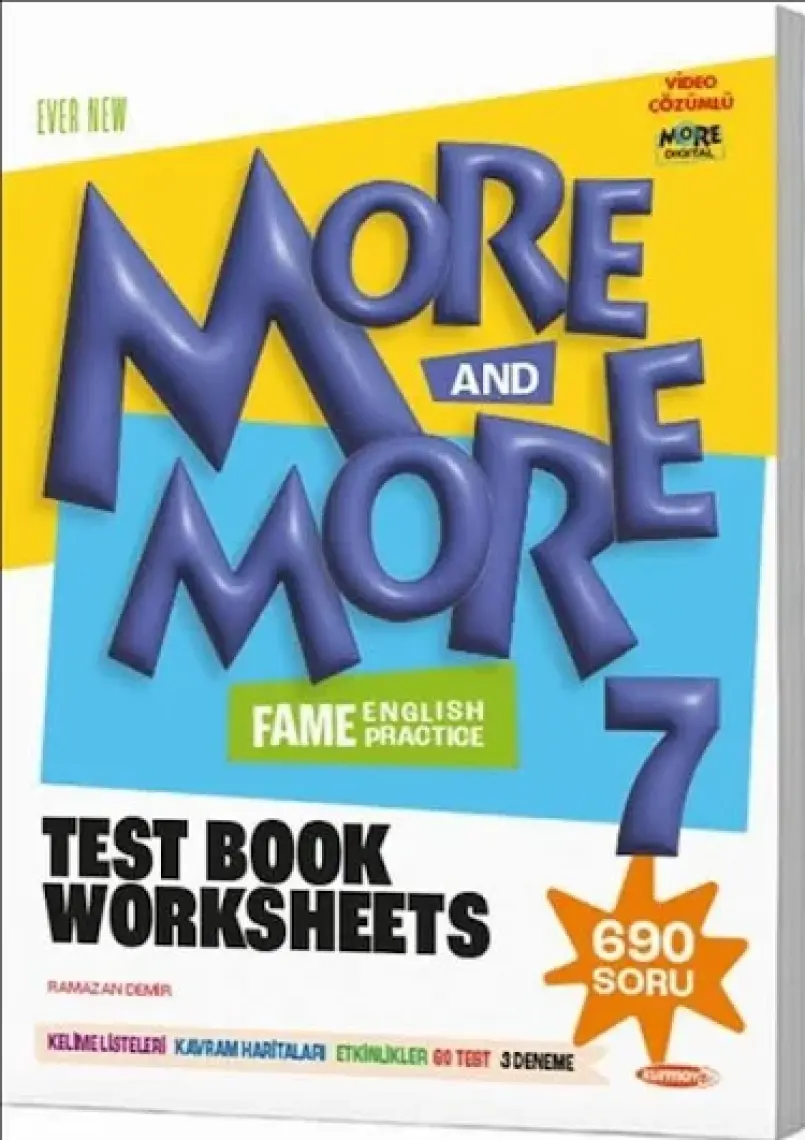 Kurmay Yayınları 7.Sınıf Fenomen English Test Book
