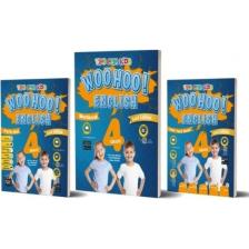 Kırmızı Beyaz Yayınlar 4.Sınıf  Woohoo English Gold Edition Practice+Work+Unit Test Book