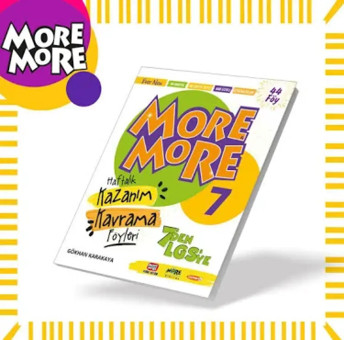 Kurmay Yayınları 7. Sınıf More & More English Haftalık Kazanım Kavra