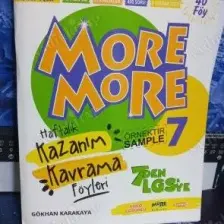 Kurmay Yayınları 7. Sınıf More & More English Haftalık Kazanım Kavra