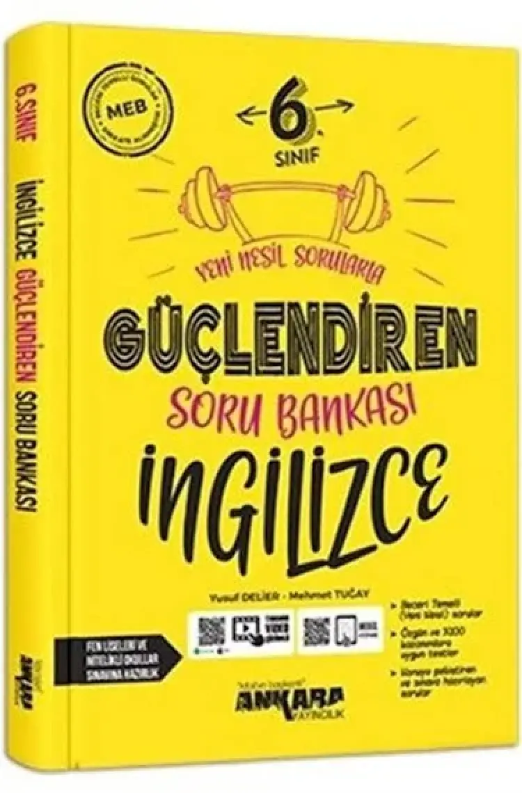 Ankara Yayıncılık 6.Sınıf Güçlendiren Ingilizce Soru Bankası