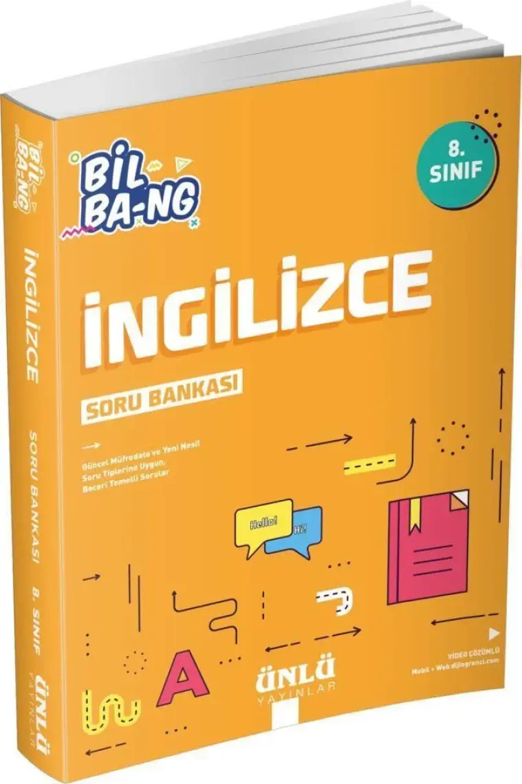 Ünlü 8. Sınıf Bil Ba-Ng İngilizce Soru Bankası