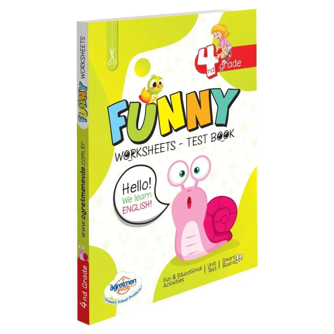 Öğretmen Evde Yayınları 4. Sınıf Funny Worksheets & Test / Activity Book