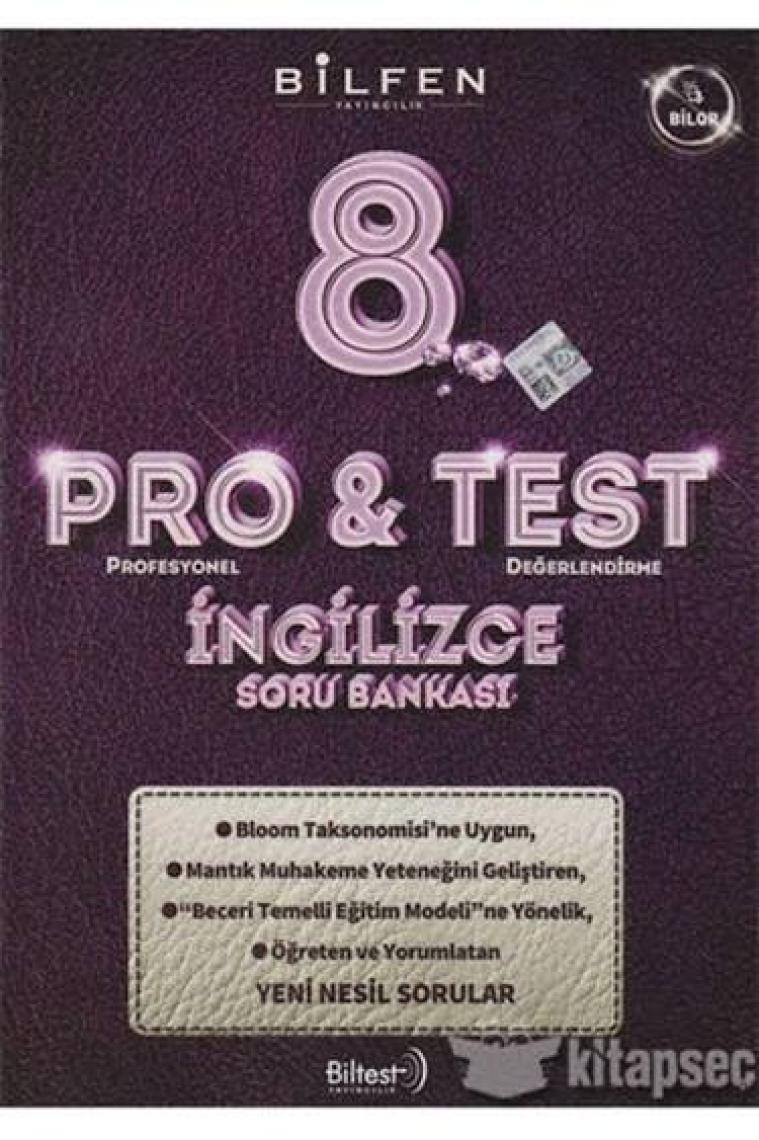 Bilfen Yayınları 8. Sınıf Ingilizce Protest Soru Bankası