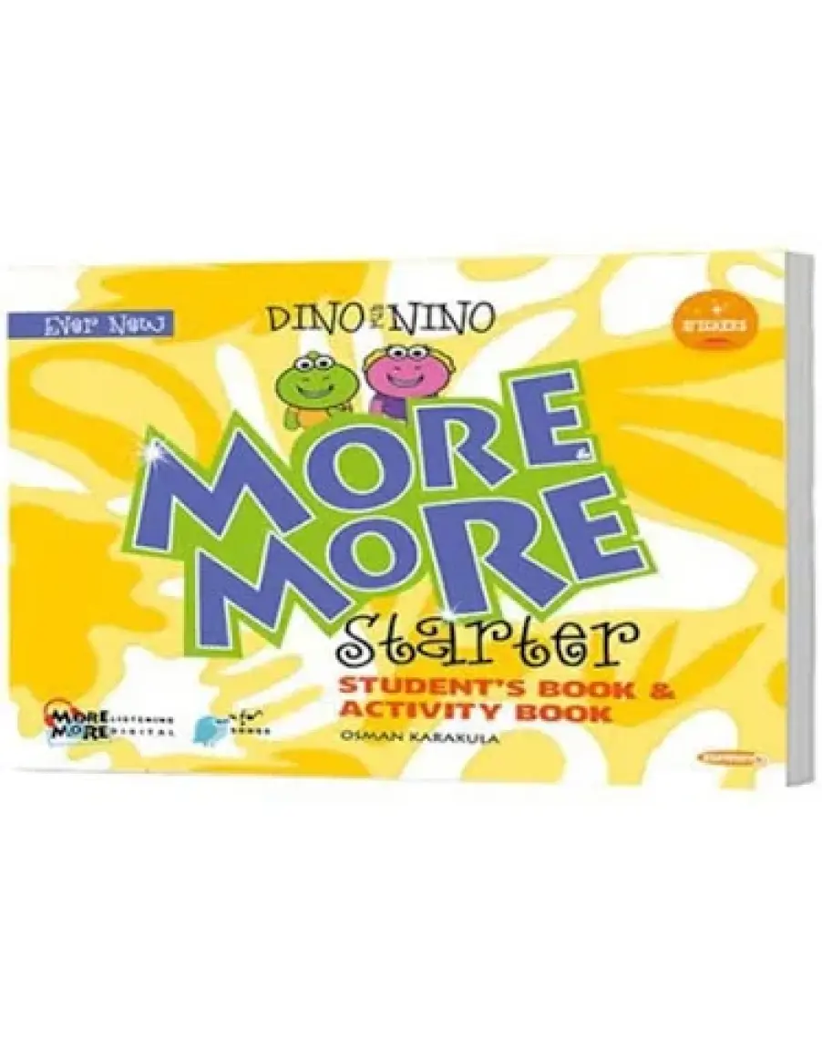 Kurmay Yayınları 1.Sınıf English Starter Dino and Nino Students Book & Activity Book CD'siz