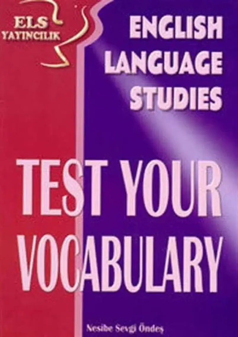 Els Yayıncılık  Test Your Vocabulary