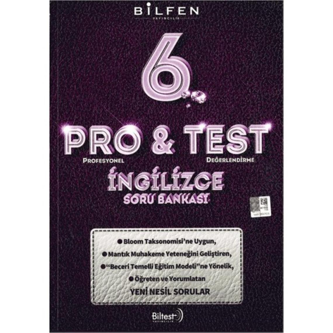 Bilfen Yayınları 6. Sınıf İngilizce Pro&Test Soru Bankası