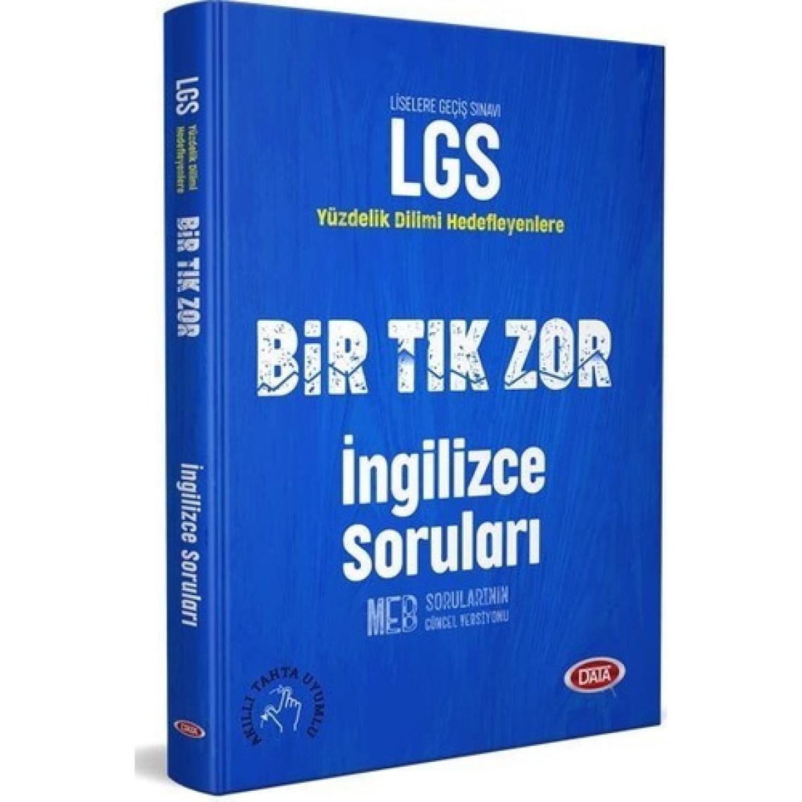 Data Yayınları LGS Bir Tık Zor İngilizce Soruları