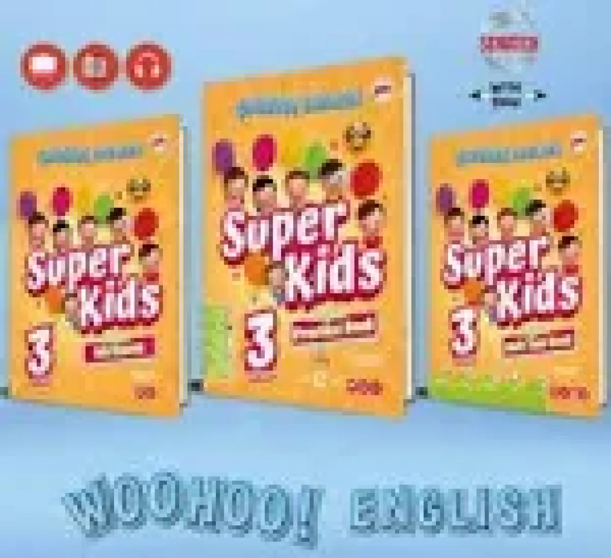 Kırmızı Beyaz Yayınlar 3.Sınıf  Woohoo English Gold Edition Practice+Work+Unit Test Book