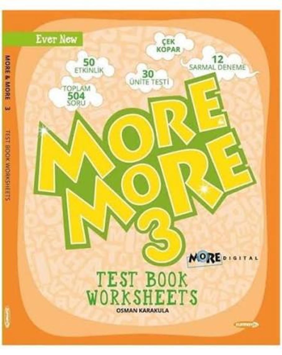 Kurmay Yayınları 3.Sınıf More & More Englısh Worksheets & Test Book