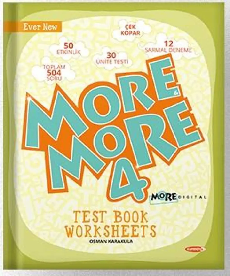 Kurmay Yayınları 4.Sınıf More & More Englısh Worksheets & Test Book