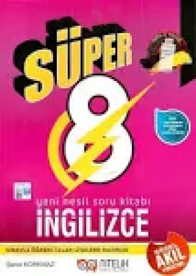 Nitelik Yayınları 8. Sınıf Yeni Nesil Süper İngilizce Soru Kitabı