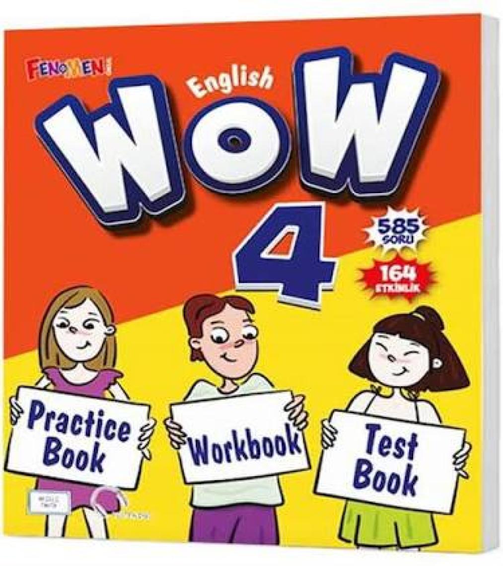 Fenomen Okul 2026 4. Sınıf Wow English Practice Book + Workbook + Test Book
