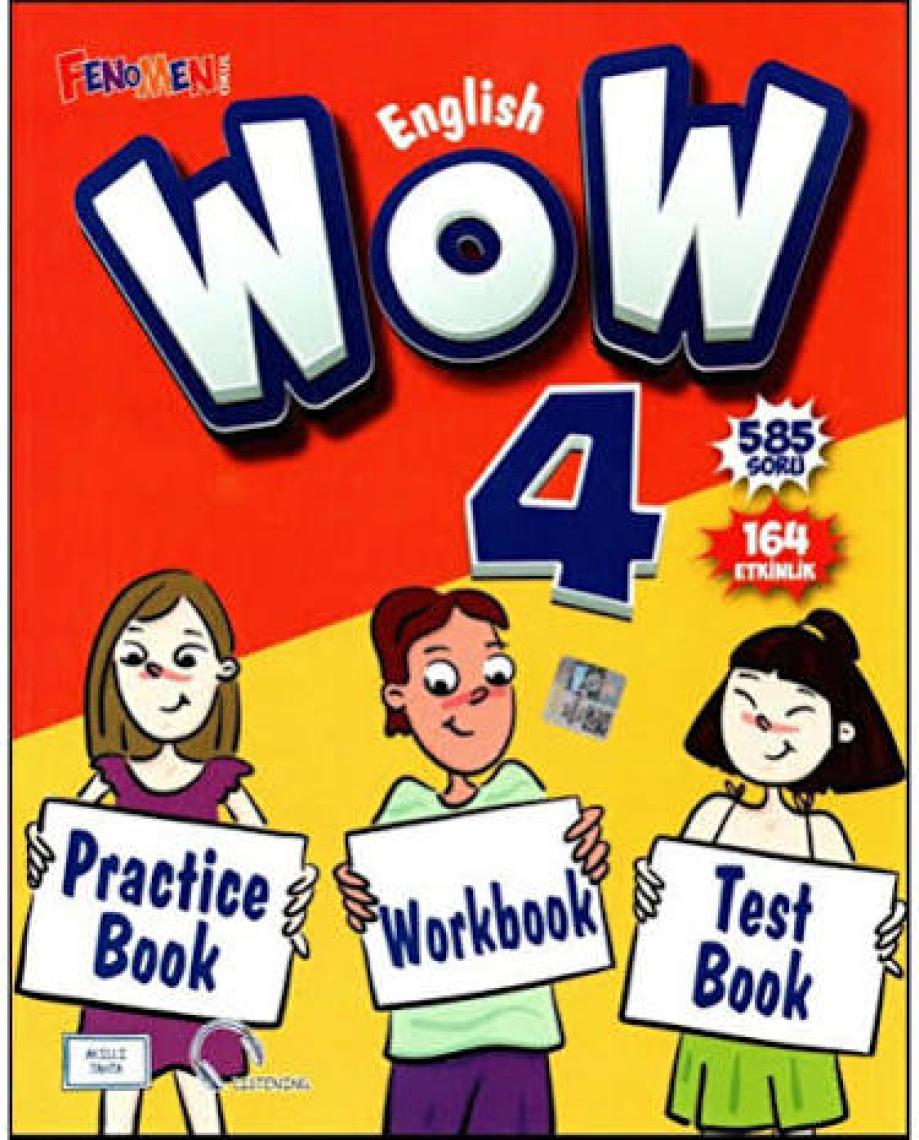 Fenomen Okul 2026 4. Sınıf Wow English Practice Book + Workbook + Test Book