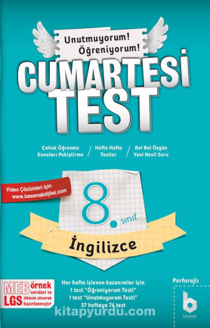 Basamak Yayınları 8. Sınıf LGS Ingilizce Cumartesi Test