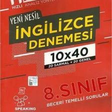 Teas Press 8. Sınıf İngilizce Denemesi 40 Adet