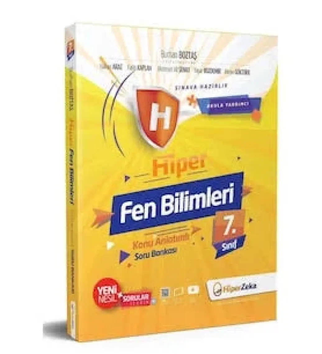 Hiper Zeka Yayınları 7. Sınıf Hiper Fen Bilimleri Konu Anlatımlı &soru Bankası