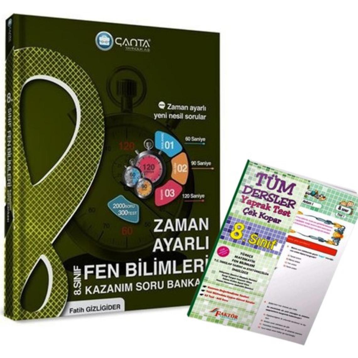Çanta Yayınları 8. Sınıf Fen Bilimleri Etkinlikli Kazanım Soru Bankası