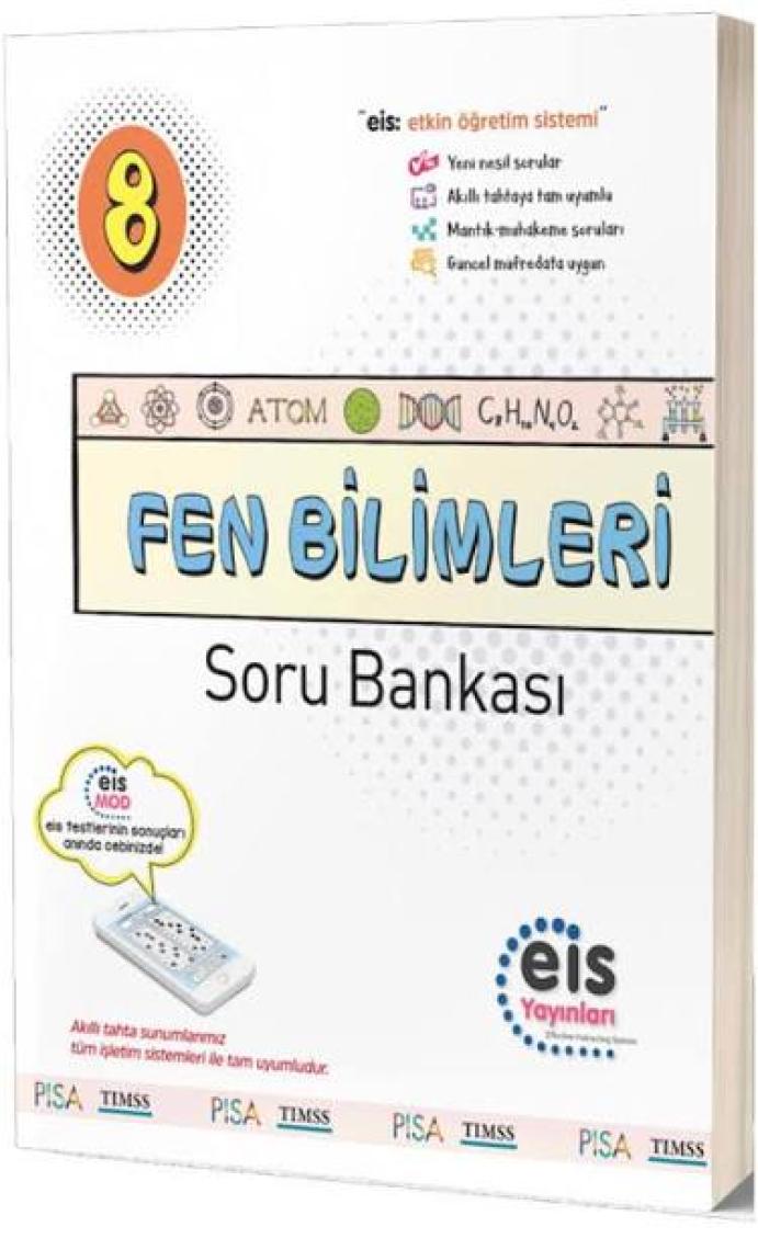 Eis Yayınları 8.Sınıf Soru Bankası Fen Bilimleri