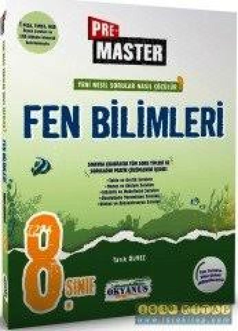 Okyanus Yayınları 8. Sınıf Pre Master Fen Bilimleri Soru Bankası