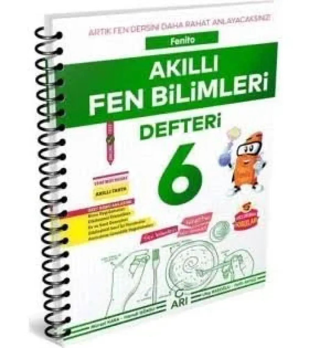 Arı Yayıncılık 6.Sınıf Fen Bilimleri Fenito Defterim
