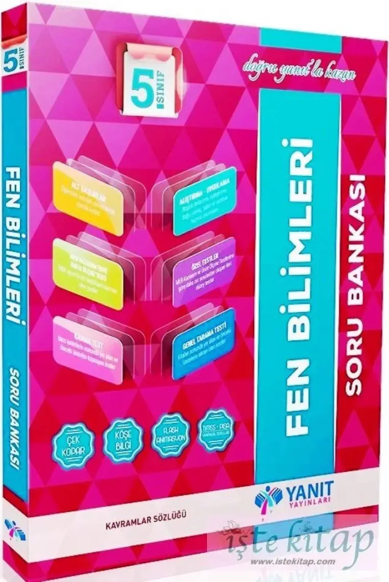 Yanıt Yayınları  5.Sınıf Fen Bilimleri Soru Bankası