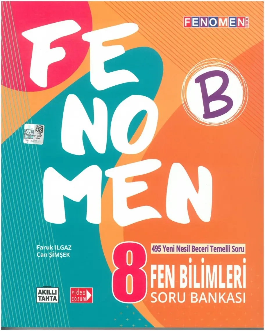 Gama Yayınları 8. Sınıf LGS Fenomen Fen Bilimleri Soru Bankası 2021