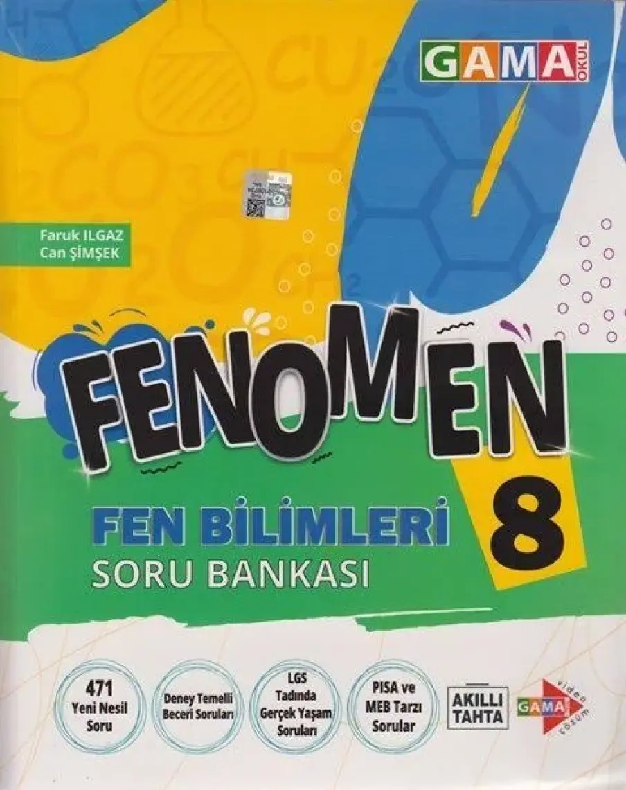 Gama Yayınları 8. Sınıf LGS Fenomen Fen Bilimleri Soru Bankası 2021