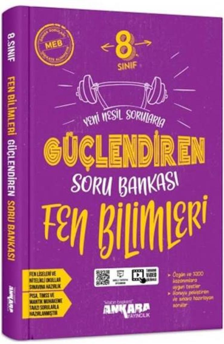 Ankara Yayıncılık 8.Sınıf  Güçlendiren Soru Bankası Fen Bilimleri