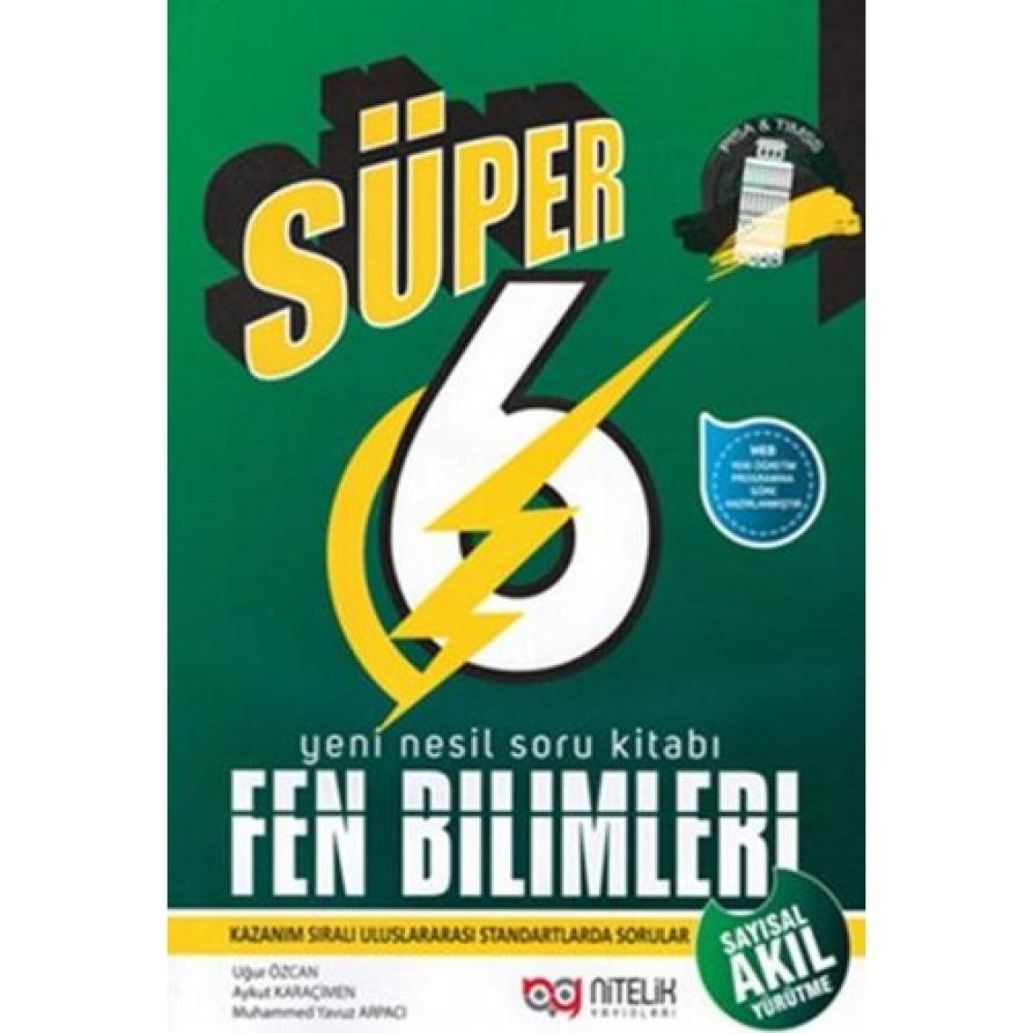 Nitelik Yayınları 6. Sınıf Fen Bilimleri Süper Yeni Nesil Soru Bankası
