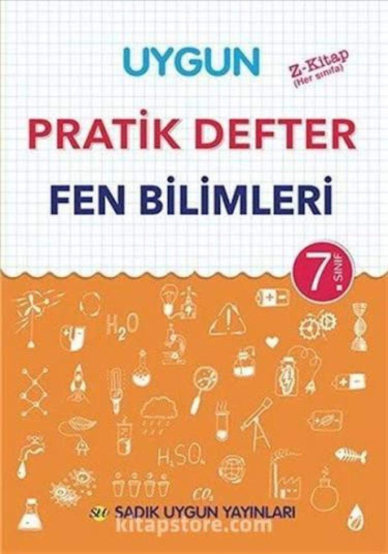Sadık Uygun Yayınları Pratik Defter Fen Bilimleri 7. Sınıf