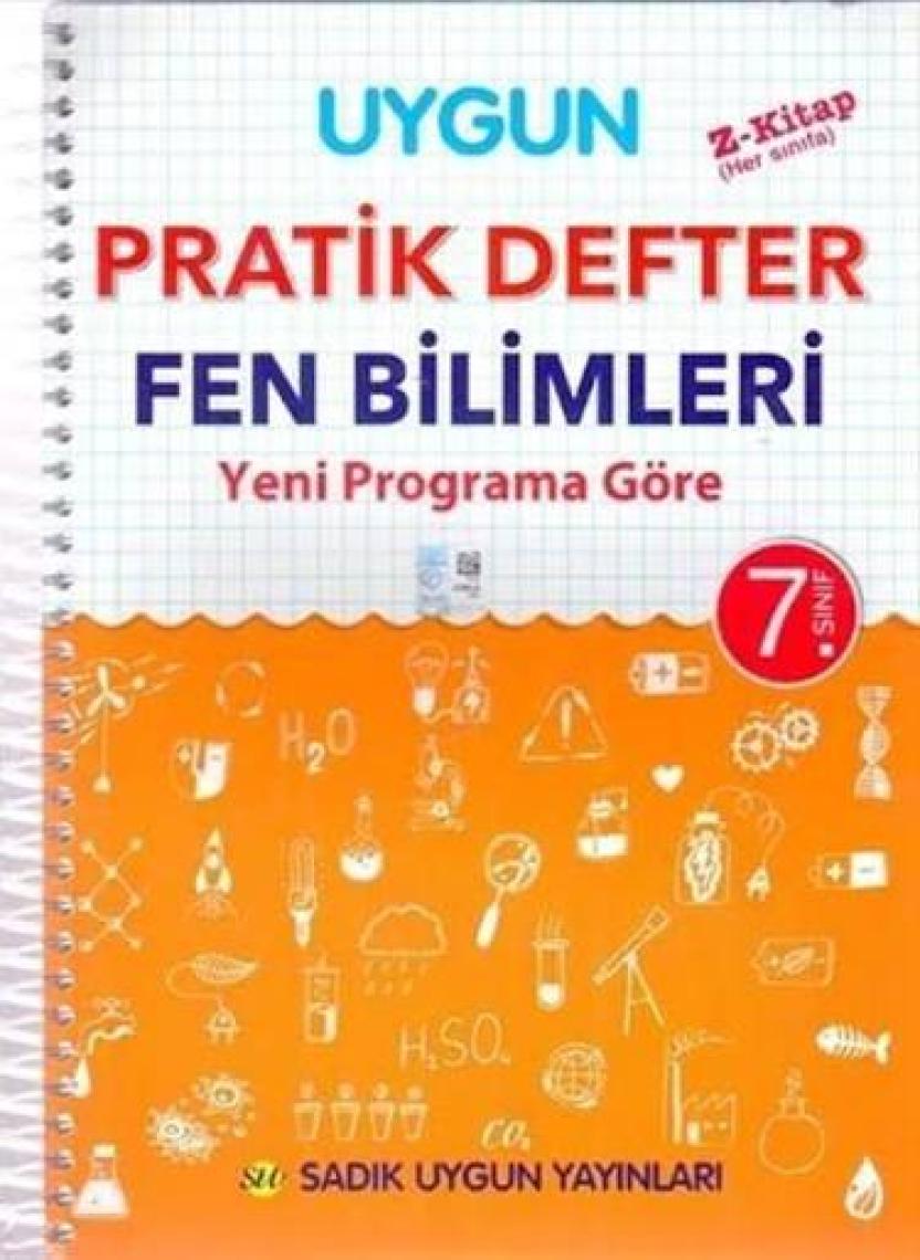 Sadık Uygun Yayınları Pratik Defter Fen Bilimleri 7. Sınıf