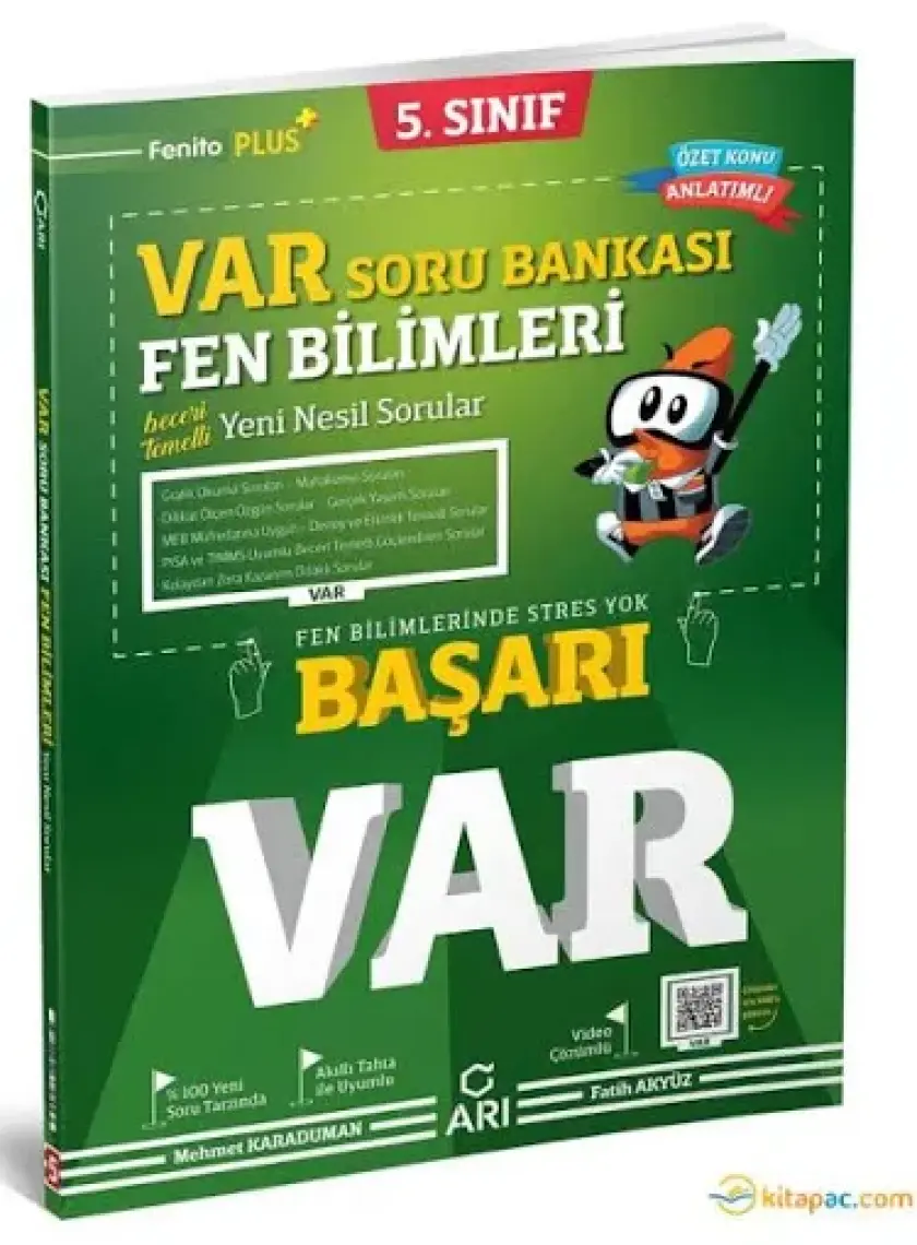 Arı Yayıncılık 5.Sınıf Var Fen Soru Bankası