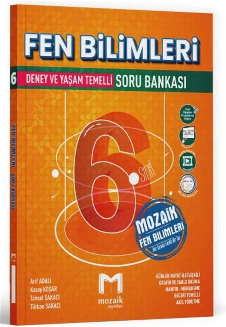 Koray Varol Akademi 6.Sınıf Fen Bilimleri Soru Bankası