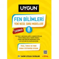 Sadık Uygun Yayınları Fen Bilimleri Yeni Nesil Soru Modelleri 8. Sınıf