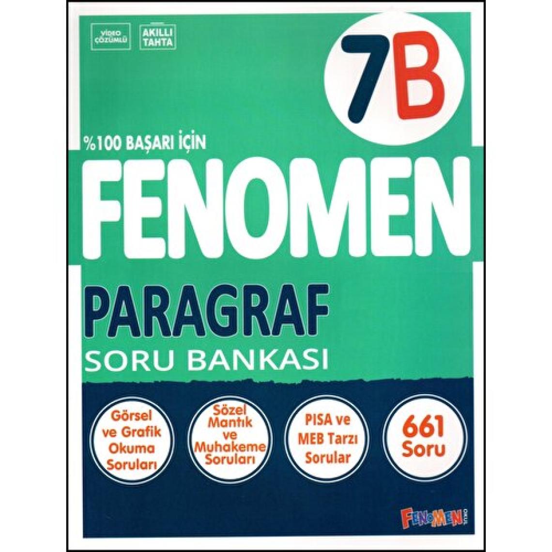 Fenomen 7.Sınıf Fenomen Paragraf Soru Bankası (B)
