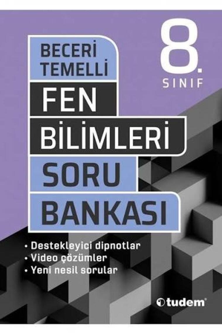 Tudem Yayınları 8. Sınıf Fen Bilimleri Beceri Temelli Soru Bankası
