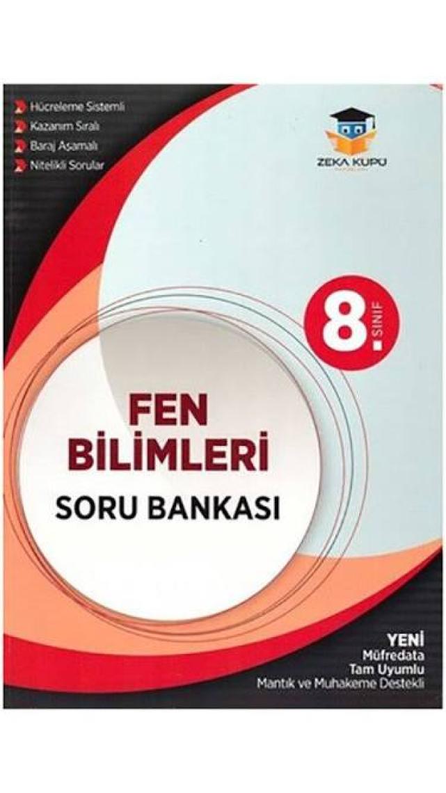8.Sınıf Fen Bilimleri Soru Bankası Zeka Küpü Yayınları