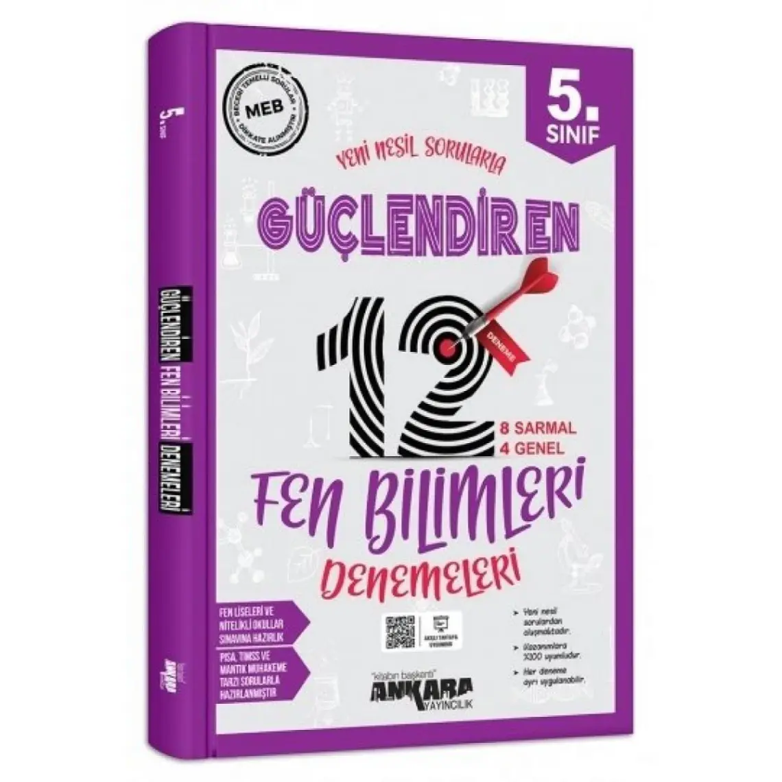Ankara Yayıncılık 5.Sınıf Güçlendiren Fen Bilimleri 12 Deneme Sınavı