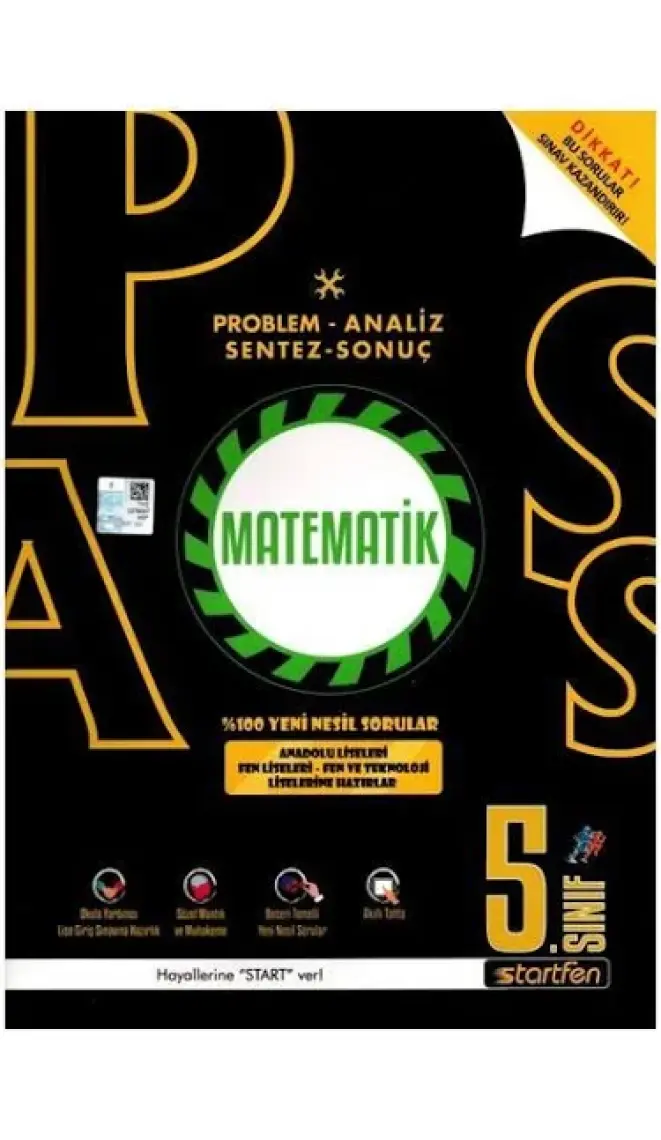 Startfen Yayınları Pass 5. Sınıf Fen Bilimleri Yeni Nesil Soru Bankası