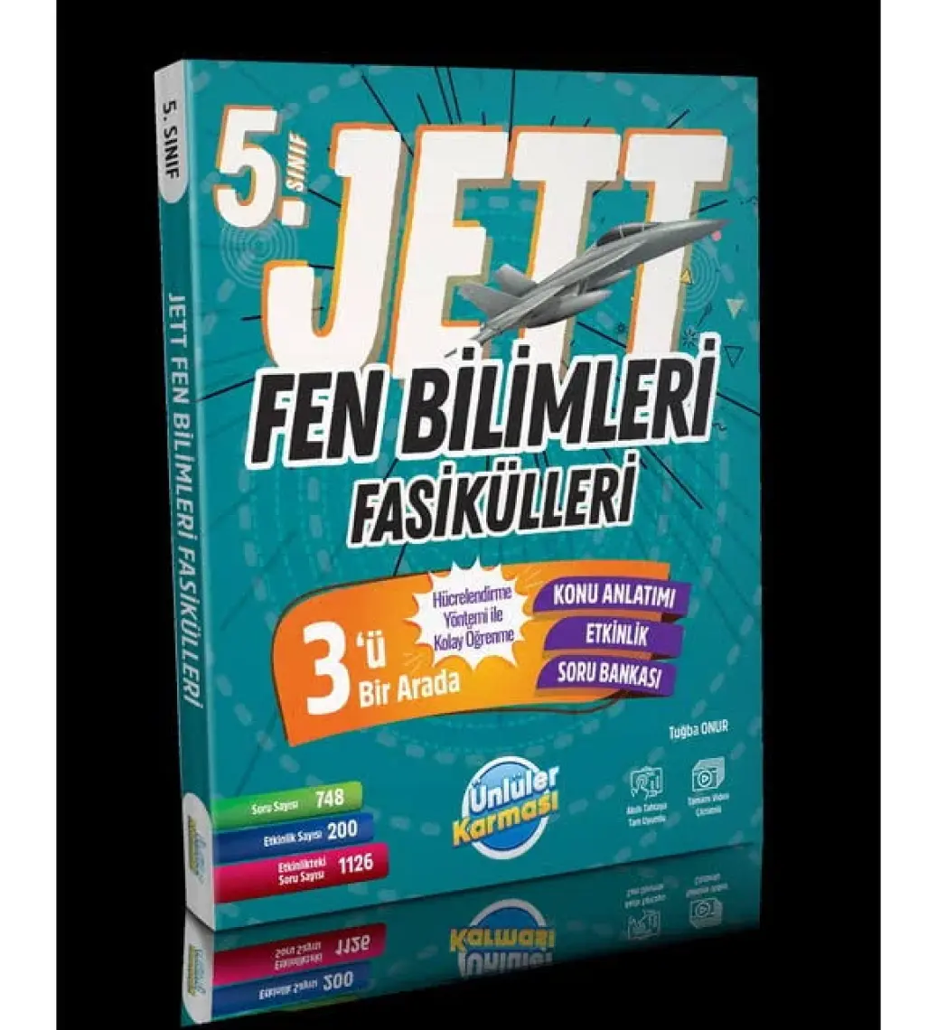 Ünlüler Karması 5. Sınıf Jett Fen Bilimleri Fasikülleri Soru Bankası