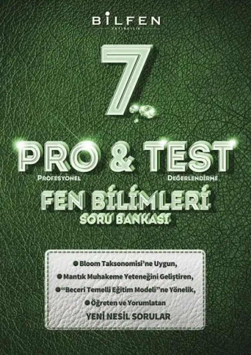 Bilfen Yayınları 7. Sınıf Pro&Test Fen Bilimleri Soru Bankası