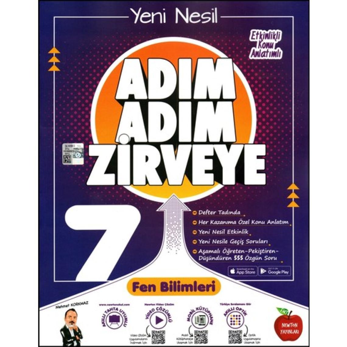 Newton Yayınları 7. Sınıf Fen Bilimleri Adım Adım Zirveye Soru Bankası (Ciltli)