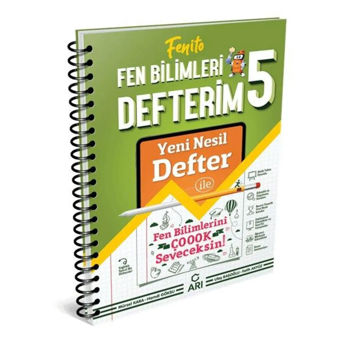 Arı Yayıncılık 5.Sınıf Fen Bilimleri Fenito Defterim
