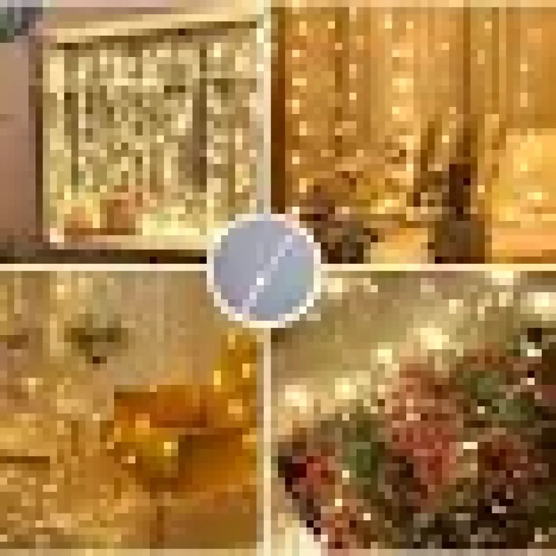 Sge Teknoloji  3x3 Metre 300 LED Kumandalı LED Perde Işığı Peri LED