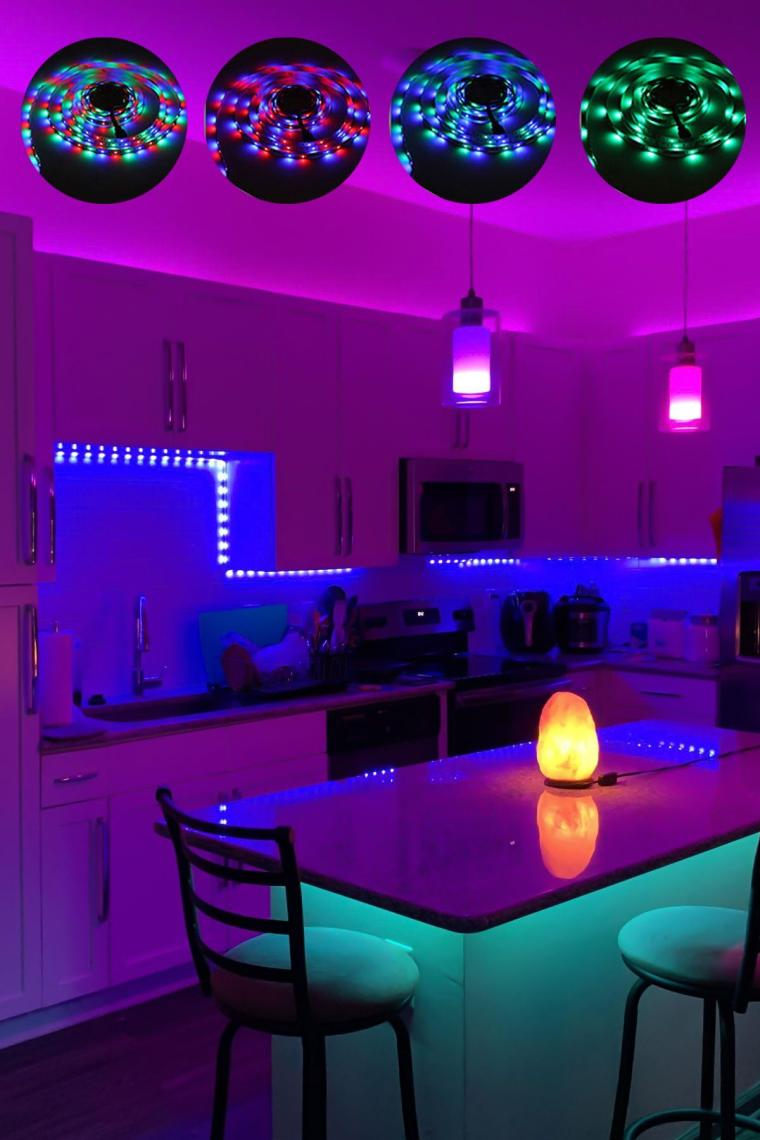 Ctn Rgb Ledon Şerit LED 5 Metre Kumandalı Animasyonlu