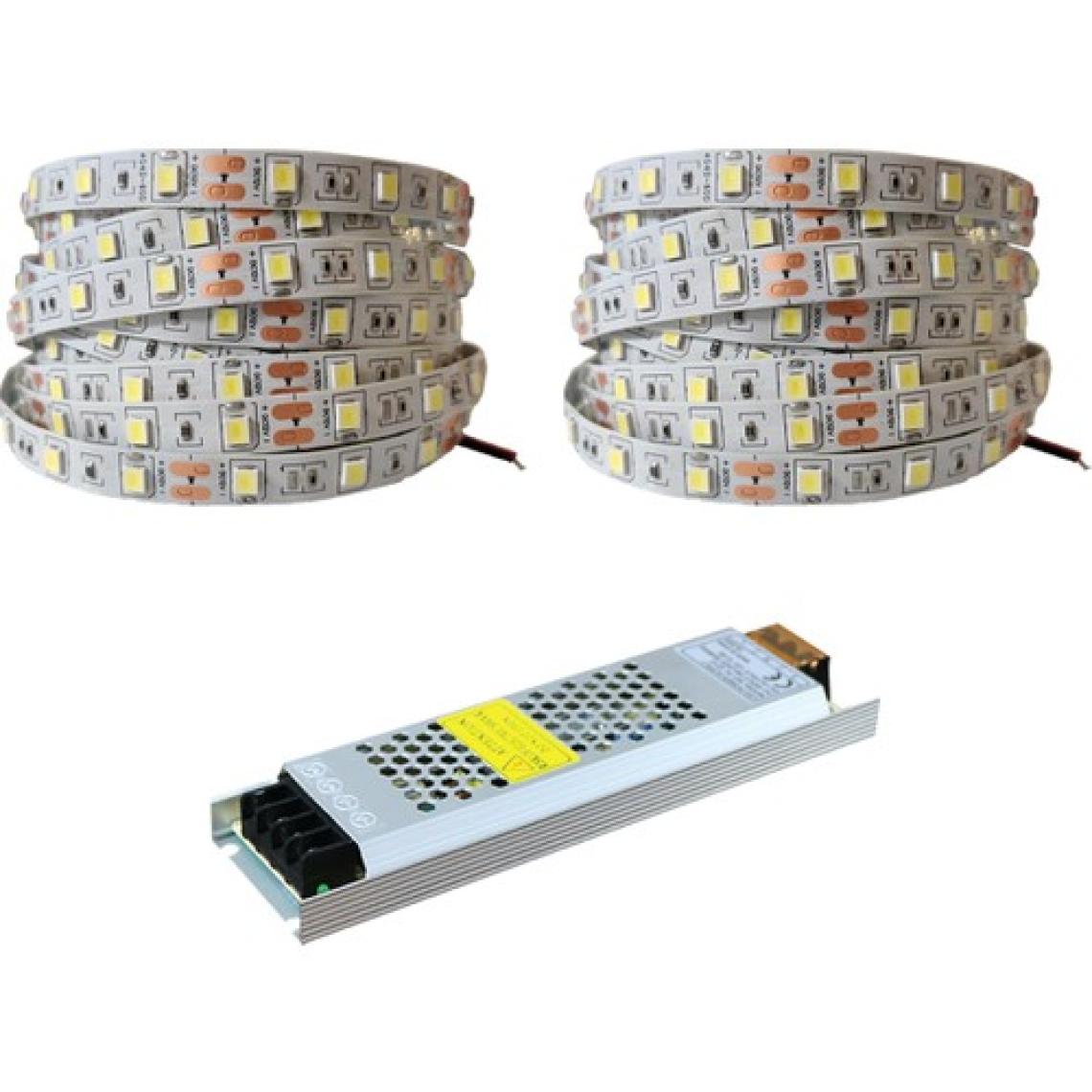 Amber LED 4040 Yeni Nesil Şerit LED Amber 10 Metre + 10 Amper 120 Watt LED Trafo