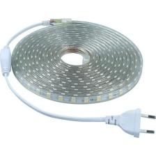 Foblight IP65 Dış Mekan 220 V 5730 Şerit Hortum LED Metrede 68 Led Amber + Fiş 5 m