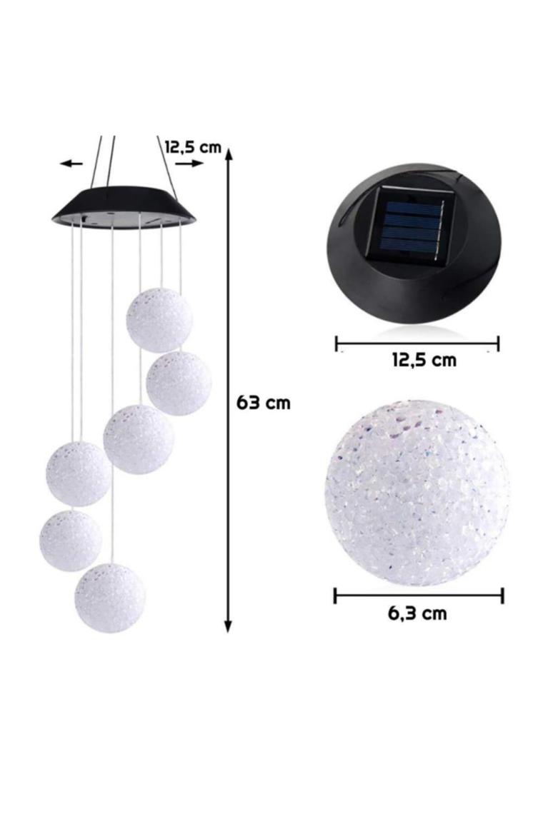 Exeo Top Motif Dekoratif Bahçe Balkon Süsleme Solar Peri LED