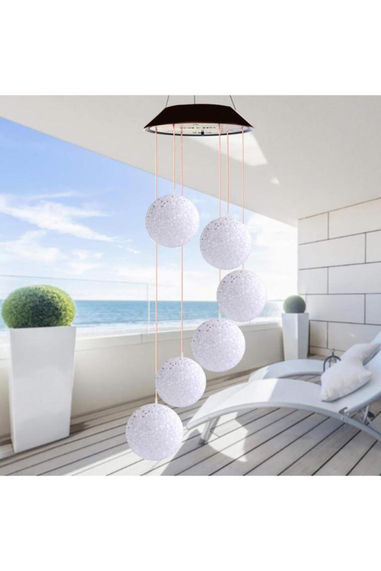 Exeo Top Motif Dekoratif Bahçe Balkon Süsleme Solar Peri LED